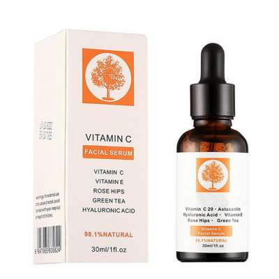 China Supplier OEM ODM Best Selling Hyaluronic Acid Skin Lightening Vitamin C Serum