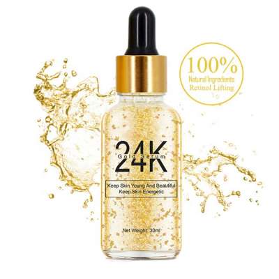 Wholesale Moisturizing Gold Essence Brightening Firming Anti Wrinkles Private Label 24k Gold Serum Whitening Face Serum Care