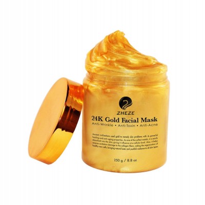 2020 Best Selling Products OEM ODM Chinese Supplier Anti-Aging Anti Wrinkle Moisturizing 24K Gold Collagen Mask