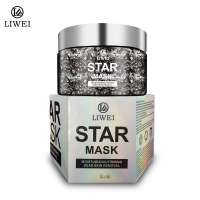 2020 LIWEI Manufacturer Wholesale Hottest OEM Private Label Peel Off Glitter Mask for whitening skin and deep pore cleanser