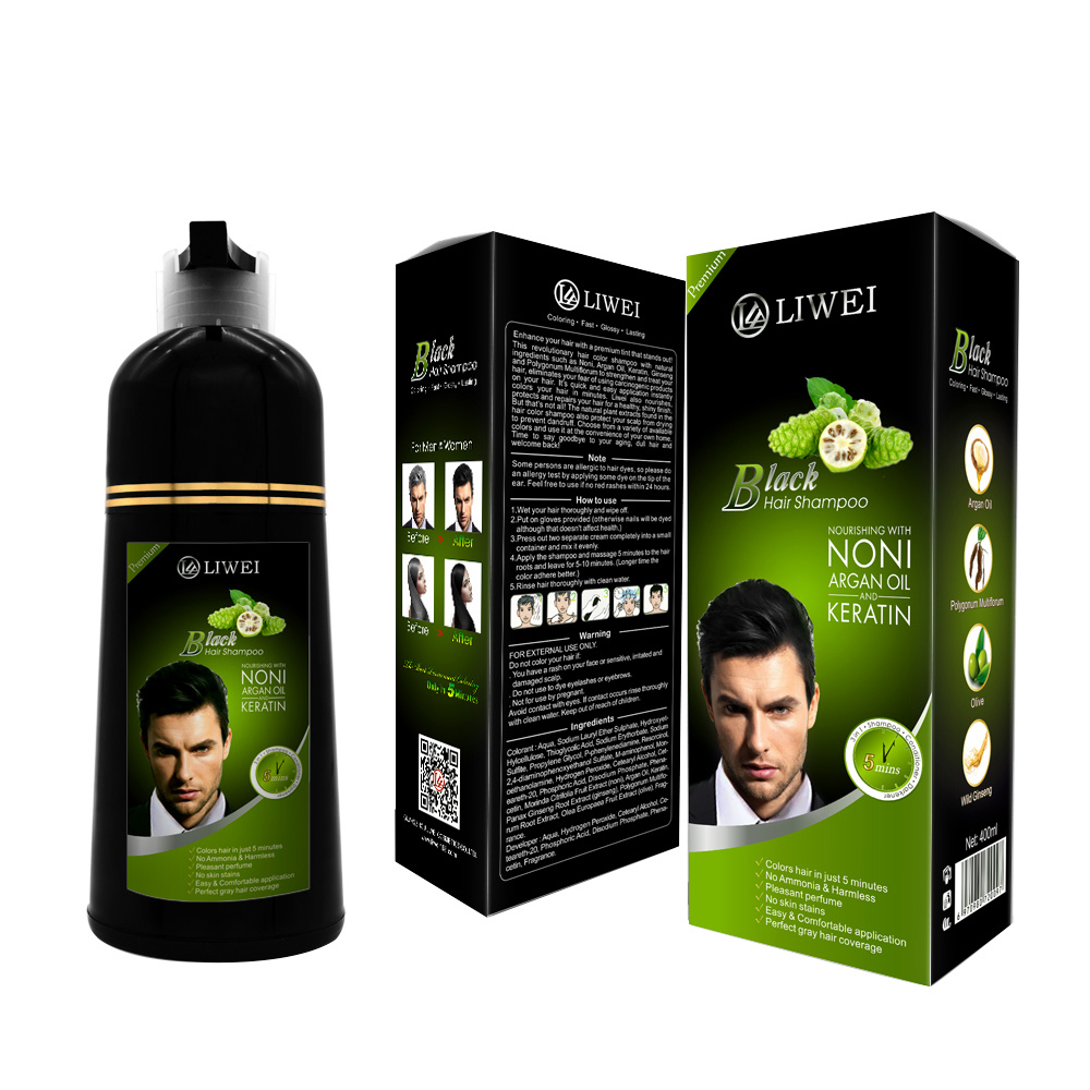 OEM ODM Permanent Hair Color Dye Shampoo Cream for Personal